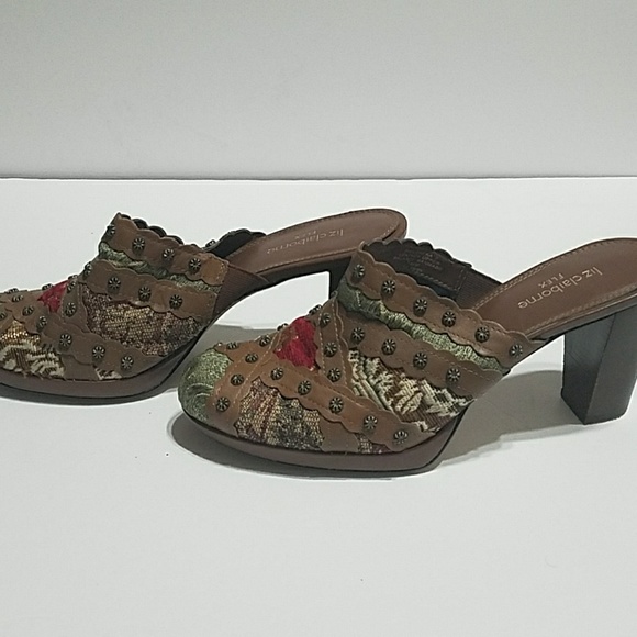 Liz Claiborne Philomena Heeled Mules - Picture 6 of 7